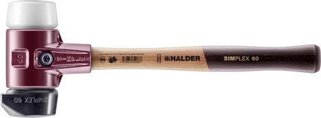 Halder SIMPLEX 3027.260 Pörölykalapács ergonómikus markolat, középkemény 1540 g 405 mm 1 db
