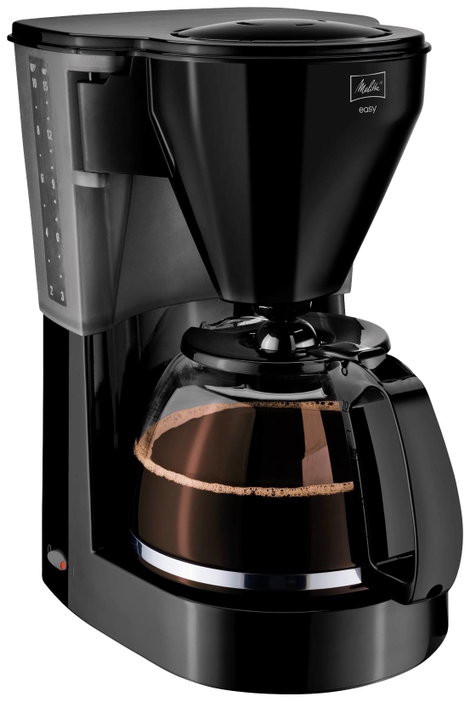 Melitta Easy Kávéfőző Fekete Kapacitás, csésze=10 Üveg kanna
