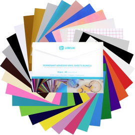 Loklik Permanent Vinyl Material Bundle Alkotó készlet