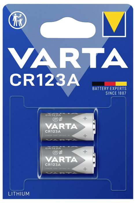 Varta VARTA LITHIUM Cylindrical CR123A Blister 2 CR-123A Fotóelem Lítium 1430 mAh 3 V 2 db 3. kép