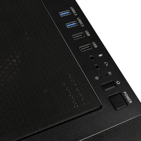 Kolink Kolink Unity Meshbay Performance Midi-Tower, Mesh - schwarz Ház, Gaming doboz, Számítógép ház 6. kép