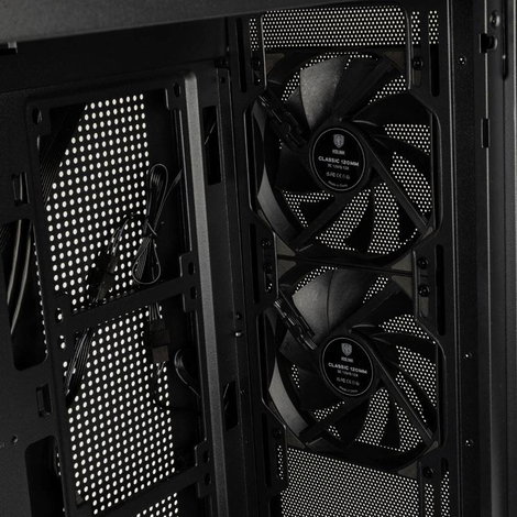 Kolink Kolink Unity Meshbay Performance Midi-Tower, Mesh - schwarz Ház, Gaming doboz, Számítógép ház 9. kép