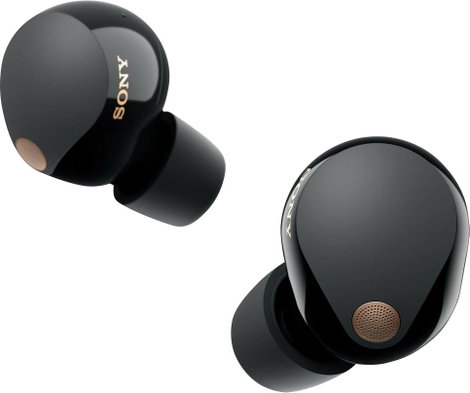 Sony WF-1000XM5 In Ear headset Bluetooth® Stereo Fekete High-Resolution audio, Noise Cancelling Elem