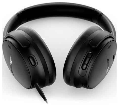 Bose QuietComfort Over Ear fejhallgató Bluetooth®, Vezetékes Fekete 5. kép