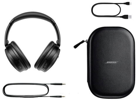 Bose QuietComfort Over Ear fejhallgató Bluetooth®, Vezetékes Fekete 6. kép