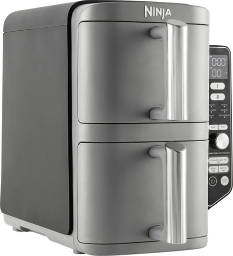 Ninja Double Stack XL 2 Forrólevegős fritőz 9.5 l 2470 W Fekete