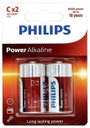 Babyelem Philips Power LR14 Alkáli mangán 1.5 V 2 db bélyegkép