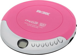 Roxx PCD 501 pink Hordozható CD lejátszó CD, CD-R, CD-RW, MP3 Rózsaszín, Ezüst