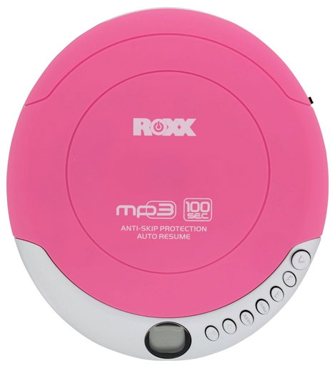 Roxx PCD 501 pink Hordozható CD lejátszó CD, CD-R, CD-RW, MP3 Rózsaszín, Ezüst 5. kép