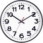 EUROTIME 53820-05 Rádiójel vezérlésű Falióra 30 cm Fekete bélyegkép