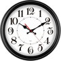 EUROTIME 80882-05 Kvarc Falióra 31 cm Fekete bélyegkép