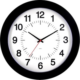 EUROTIME 80514-05 Kvarc Falióra 30.5 cm Fekete