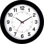 EUROTIME 80514-05 Kvarc Falióra 30.5 cm Fekete bélyegkép