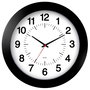 EUROTIME 80514-05 Kvarc Falióra 30.5 cm Fekete 2. bélyegkép