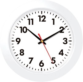 EUROTIME 80511-00 Kvarc Falióra 30.5 cm Fehér