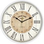 EUROTIME 81748-07 Kvarc Falióra 30.5 cm Fehér bélyegkép