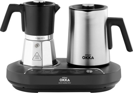 arzum OK0027-0500 Mokka automata Fekete, Króm Kapacitás, csésze=5