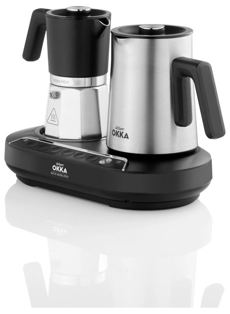 arzum OK0027-0500 Mokka automata Fekete, Króm Kapacitás, csésze=5 2. kép