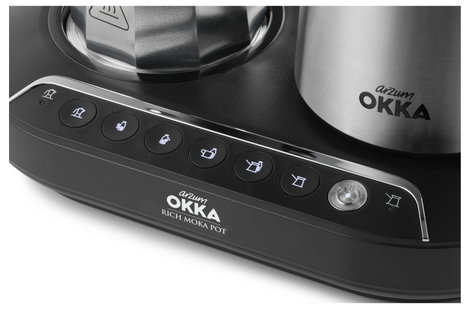 arzum OK0027-0500 Mokka automata Fekete, Króm Kapacitás, csésze=5 3. kép