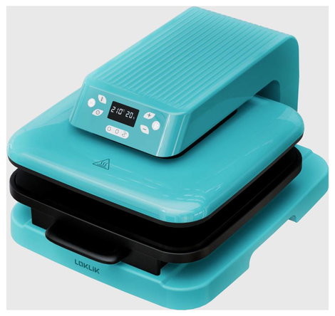 Loklik Auto Heat Press Hőprés Türkiz 2. kép