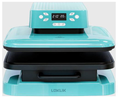 Loklik Auto Heat Press Hőprés Türkiz 3. kép