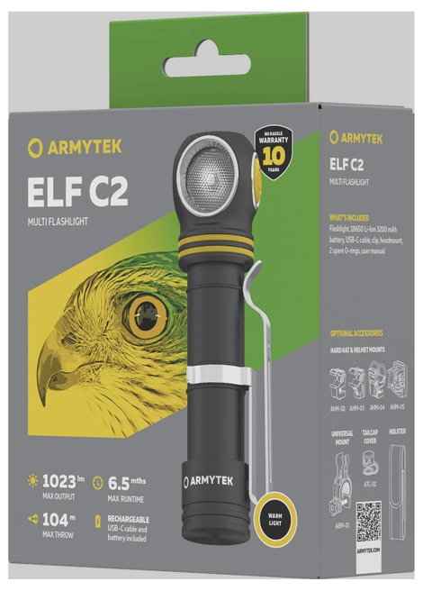 ArmyTek Elf C1 warmweiß LED Kézilámpa Akkuról üzemeltetett 1023 lm 65 g 5. kép