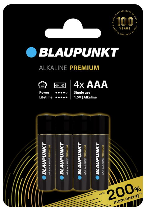 Blaupunkt Mikroelem Alkáli mangán 1.5 V 4 db 2. kép