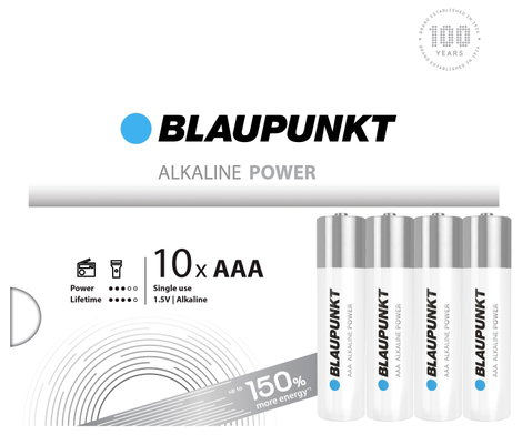 Blaupunkt Mikroelem Alkáli mangán 1.5 V 10 db 2. kép