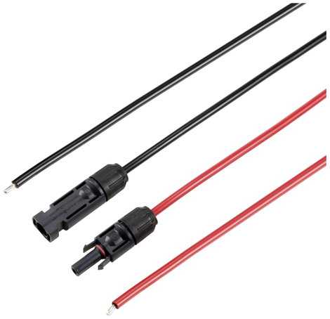 Sygonix SY-6408050 Solarstecker auf offenes Ende Szolár kábel 6 mm² Kábelhossz 3 m 2. kép