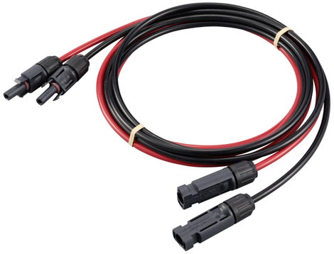 Sygonix SY-6407666 Solarstecker (Stecker und Buchse) Hosszabbító kábel 4 mm² Kábelhossz 2 m