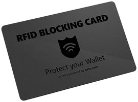 Nero RFID NFC Blocker kártya EMEA-33700001 Fekete 1 db