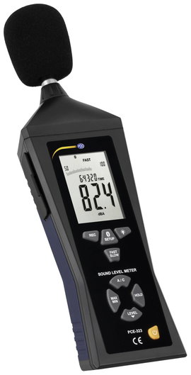 PCE Instruments Zajszintmérő Adatgyűjtő 30 - 130 dB 30 Hz - 8 kHz