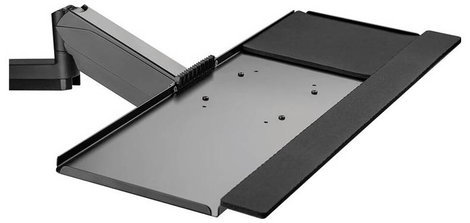 Neomounts WL90-325BL1 Monitor fali tartó 43,2 cm (17) - 81,3 cm (32) Fekete Billentyűzet tartó, Állí 7. kép