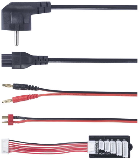 Reely V-Charge 200 Duo Modell töltő 10 A Lítiumion, LiPolimer, LiFePO, LiHV, NiCd, NiMH, Ólom-savas 6. kép