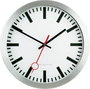 EUROTIME 59002-07 Rádiójel vezérlésű Falióra 30 cm Ezüst bélyegkép