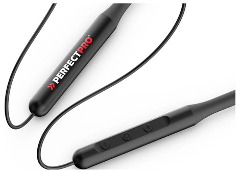 PerfectPro Earbuds In Ear headset Bluetooth® Stereo Fekete Headset, Nyakpánt 4. kép