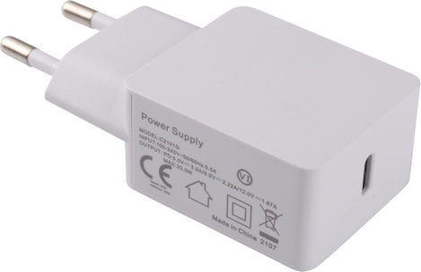 Dehner Elektronik USB-C adapter 20 W Aljzat dugó, Beltér Kimeneti áram (max.) 3 A USB-C® Kimenetek s