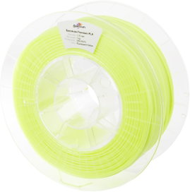 Spectrum Filaments 80017 PLA Premium 3D nyomtatószál PLA műanyag utánvilágító 1.75 mm 1000 g fluo ye