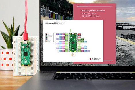 Raspberry Pi® SC1633 Mikrokontroller PICO 2W 2. kép