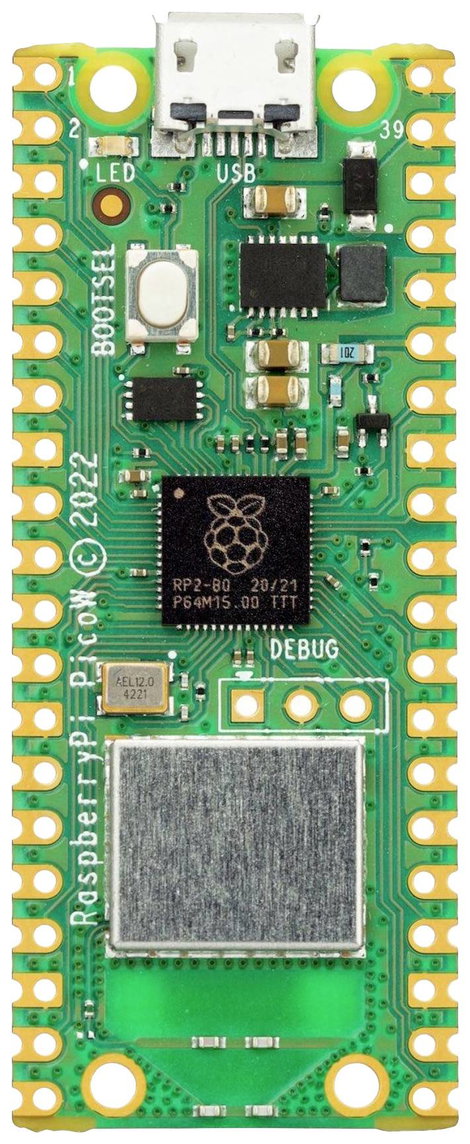 Raspberry Pi® SC1633 Mikrokontroller PICO 2W 4. kép