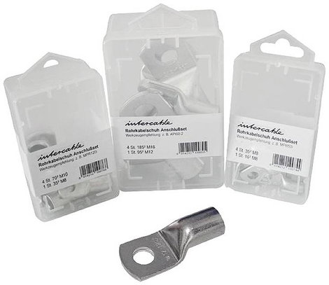 Intercable 182180 ICR106SB10 Csöves kábelsaru 180 ° M6 10.00 mm² 10 db