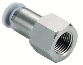 IMI NORGREN Csőcsatlakozó M02260605 Cső átmérő: 6 mm Menet méret: M5 1 db