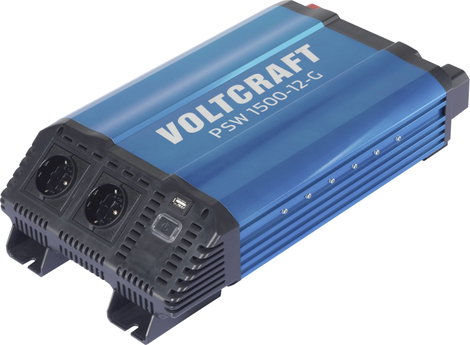 VOLTCRAFT Inverter PSW 1500-12-G 1500 W 12 V/DC - 230 V/AC tiszta szinuszhullám