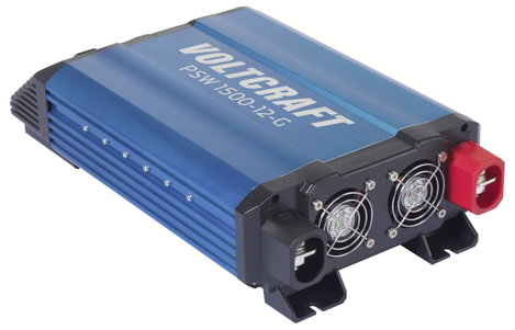 VOLTCRAFT Inverter PSW 1500-12-G 1500 W 12 V/DC - 230 V/AC tiszta szinuszhullám 3. kép