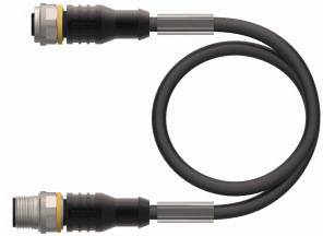 Turck 6630872 Érzékelő-/működtető összekötő, konfekcionált 10 m Pólusszám: 12 1 db