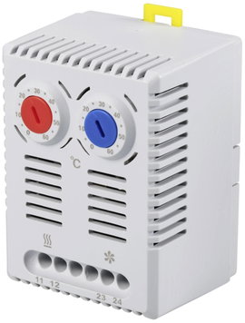 TRU COMPONENTS Kapcsolószekrény fűtés termosztát TC-NT71-F01 NCNO 1 nyitó, 1 záró (H x Sz x Ma) 60 x