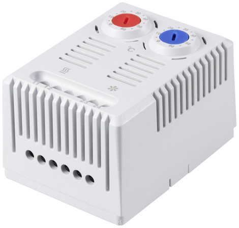 TRU COMPONENTS Kapcsolószekrény fűtés termosztát TC-NT71-F01 NCNO 1 nyitó, 1 záró (H x Sz x Ma) 60 x 2. kép