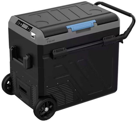 Tripcool C053-060 Mini hűtőszekrény Kompresszor 12 V/DC, 24 V/DC Fekete (matt) 60 l