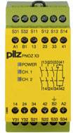 Biztonsági kapcsolókészülék PNOZ X3 24VAC 24VDC 3n/o 1n/c 1so PILZ Üzemi feszültség: 24 V/DC 3 záró,
