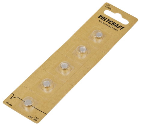 VOLTCRAFT LR 41 Gombelem 1.5 V 35 mAh Alkáli mangán VC-16108020 5 db